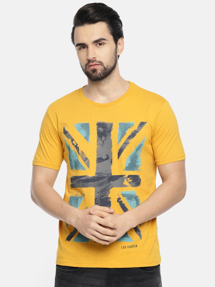 Lee cooper top yellow t shirt