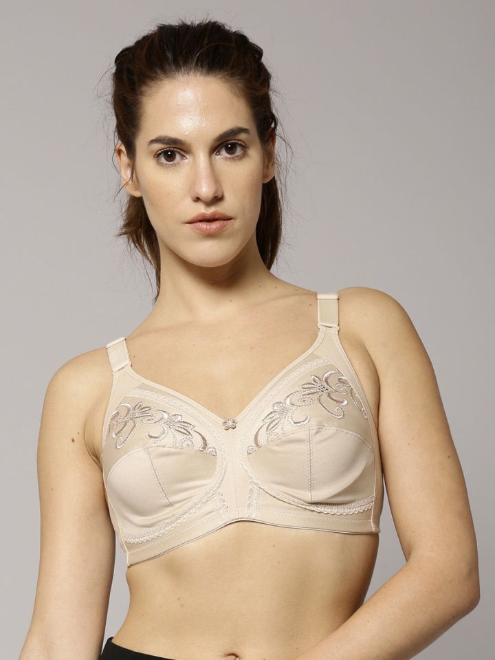 Marks & Spencer Women's Embroidered Total Support Non Wired Full Cup Bra