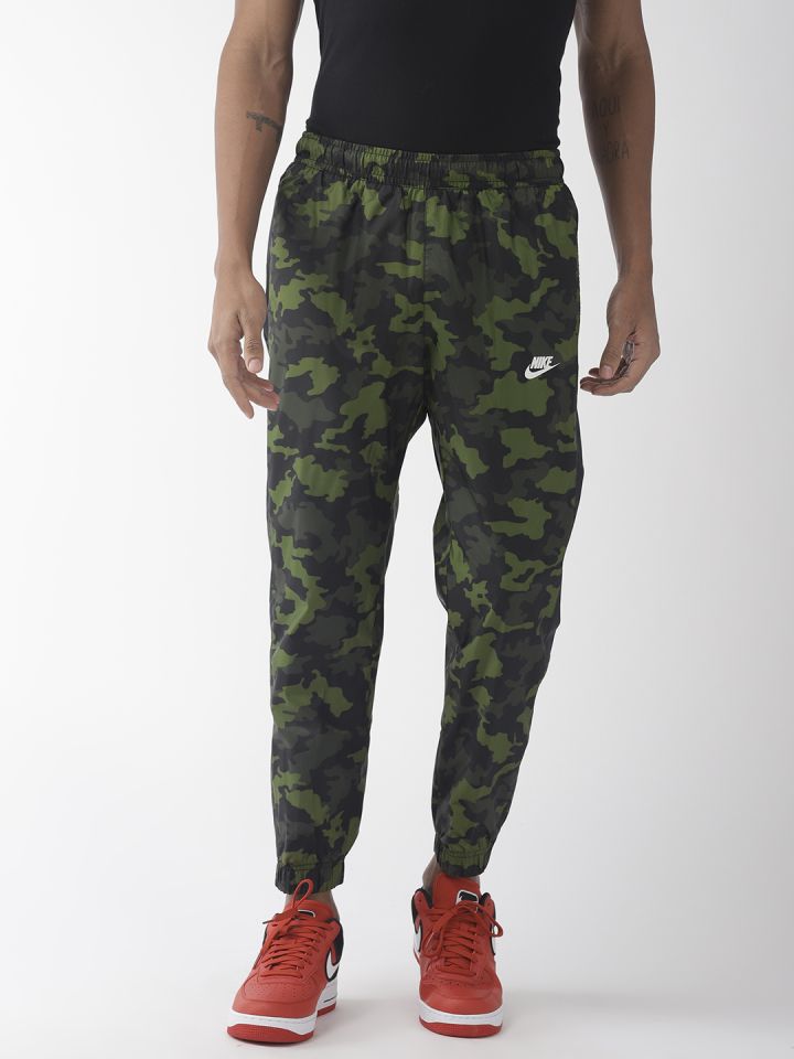 olive green nike joggers