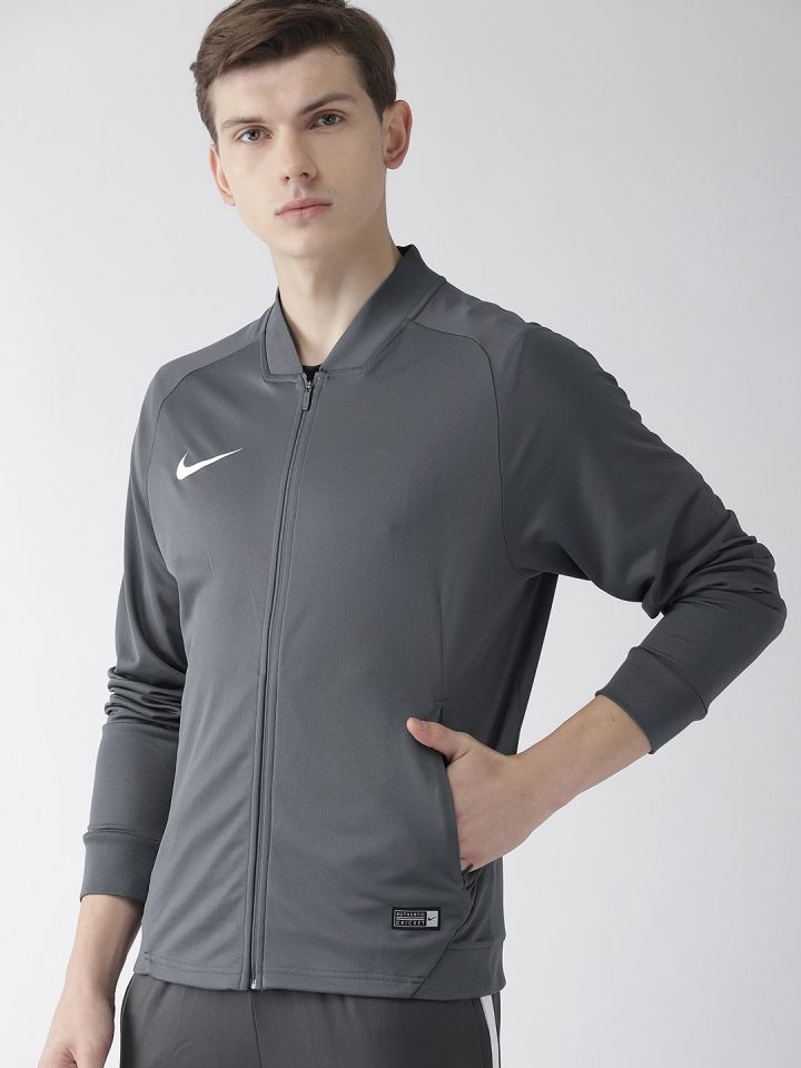 Nike grey track top store