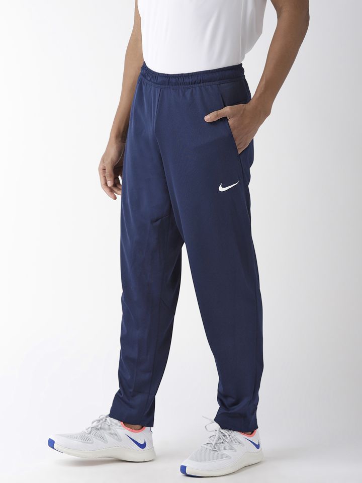 Buy Nike Men Navy Blue Solid AS M DRY-FIT NK Football Track Pants