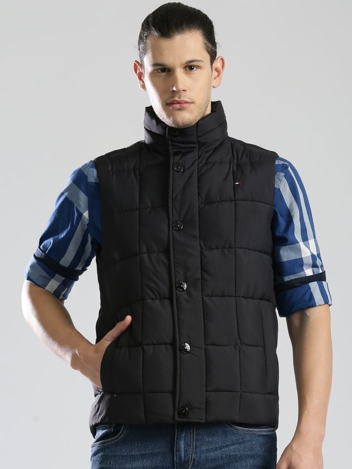Padded Sleeveless Jacket - Jackets 