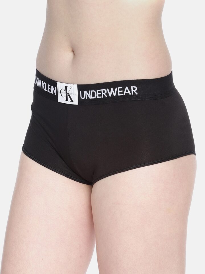 Buy Calvin Klein Underwear Women Black Solid Boy Shorts QF4922001 - Briefs  for Women 10173435