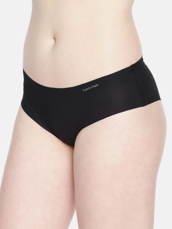 Calvin Klein Women's Pure Ribbed Hipster Panty, Black, X-Small at   Women's Clothing store