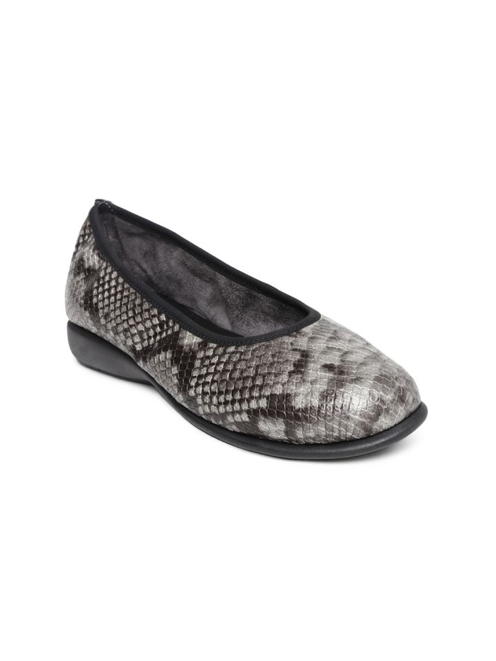 womens grey flat dress shoes