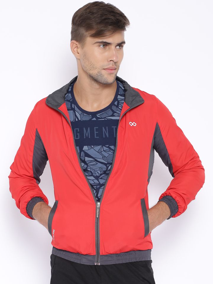 Red windcheater hot sale