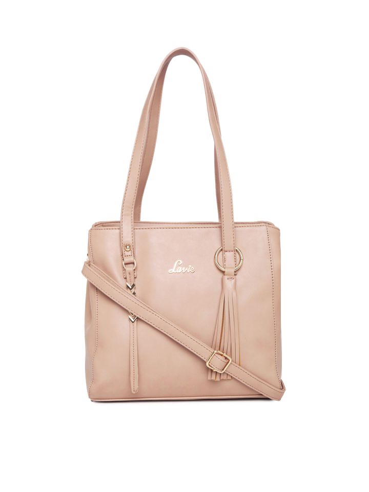 lavie beige handbag