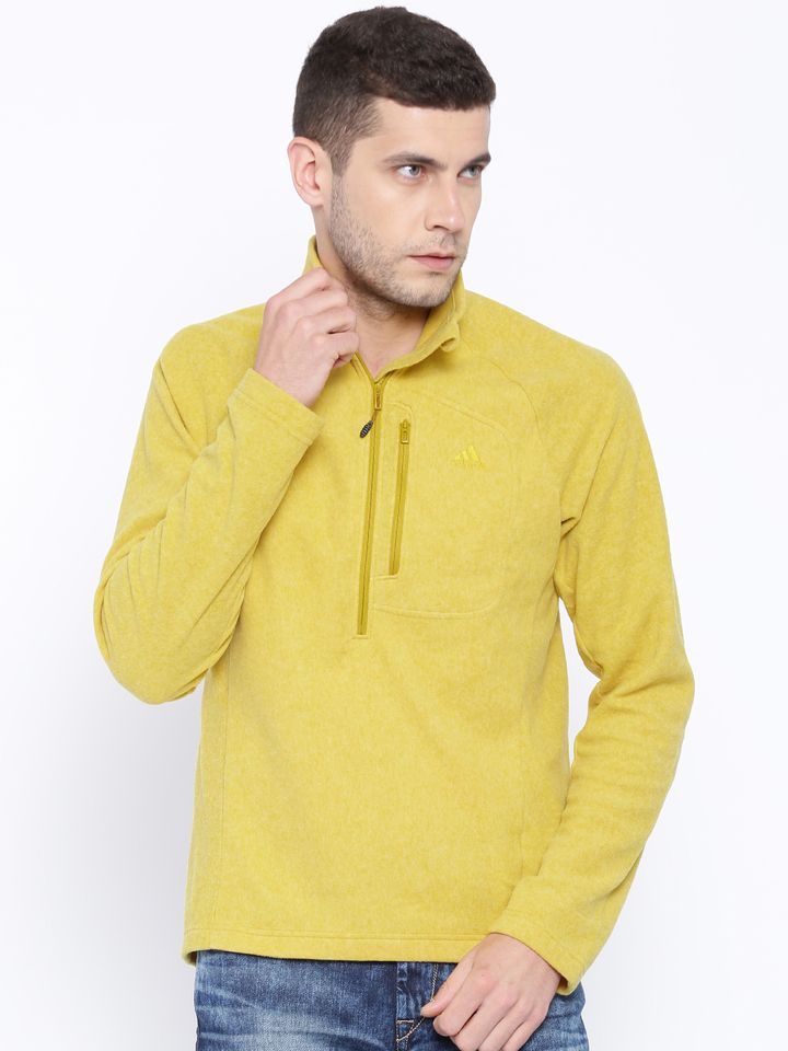 mustard yellow adidas sweatshirt