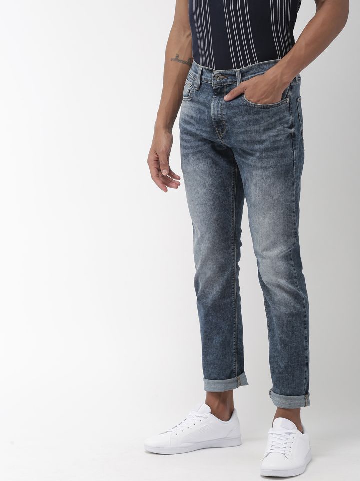 Buy Denizen From Levis Men Blue 286 Slim Tapered Fit Torque Den