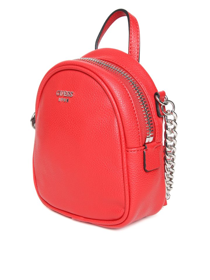 Buy GUESS Red Solid Sling Bag Handbags for Women 10232889 Myntra