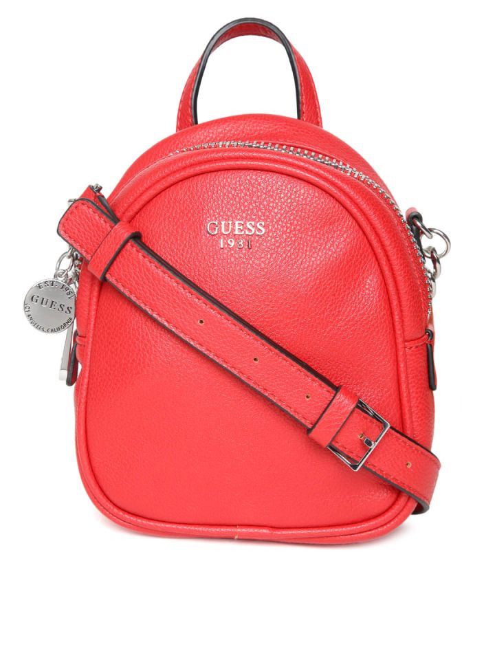 Guess sling bag red deals
