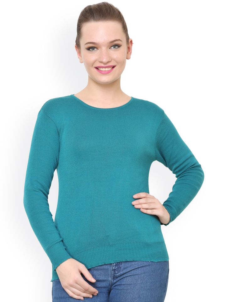 Renka Teal Blue Sweater