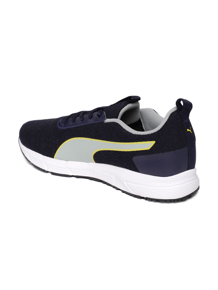 Puma men navy blue running shoes Outlet