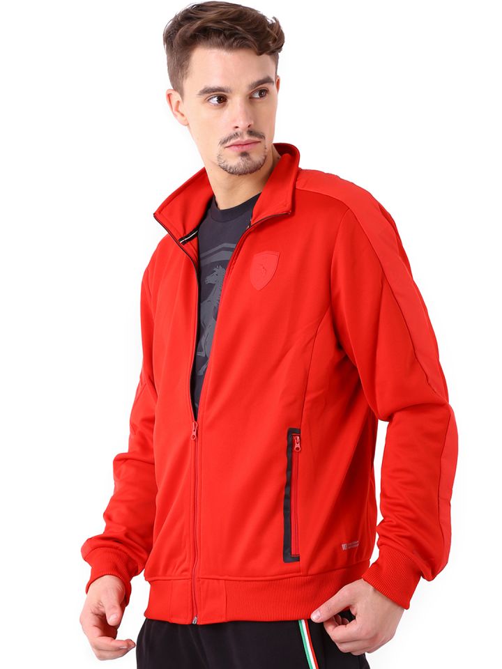 Puma ferrari new arrivals jacket myntra