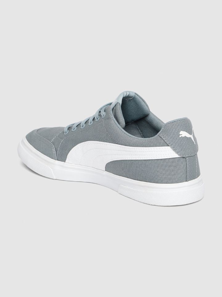 puma gray sneakers