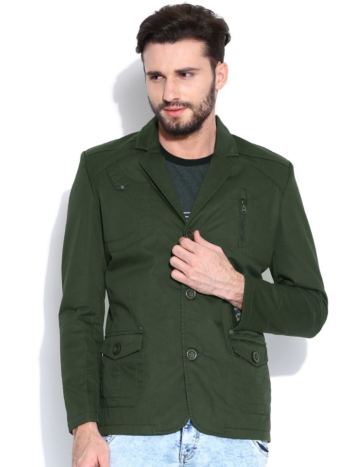 Buy Duke Stardust Olive Green Jacket Jackets for Men 1025312