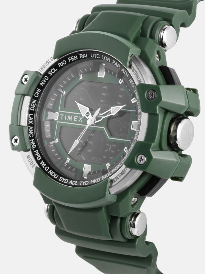 Timex analog store and digital watch