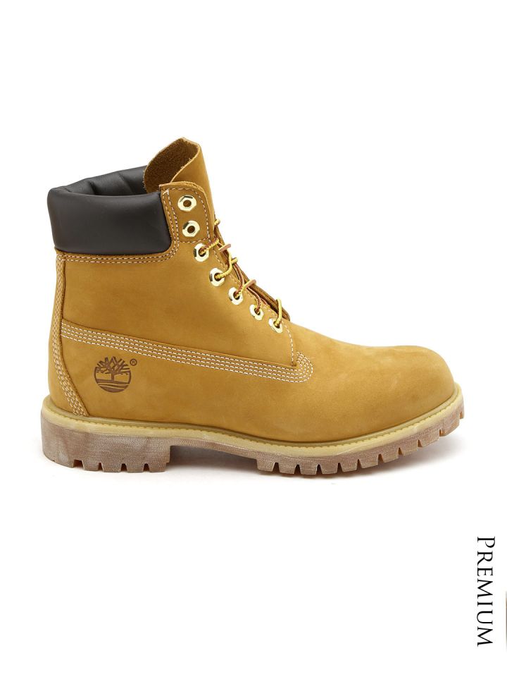 Timberland Men Light Brown Waterproof Leather Boots