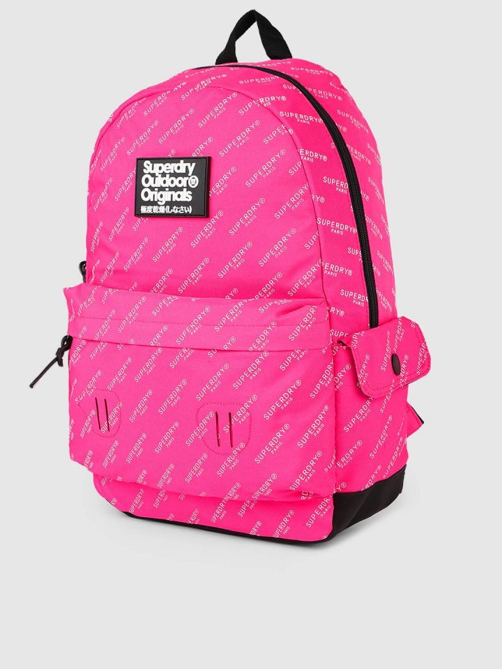Pink brand sales backpack