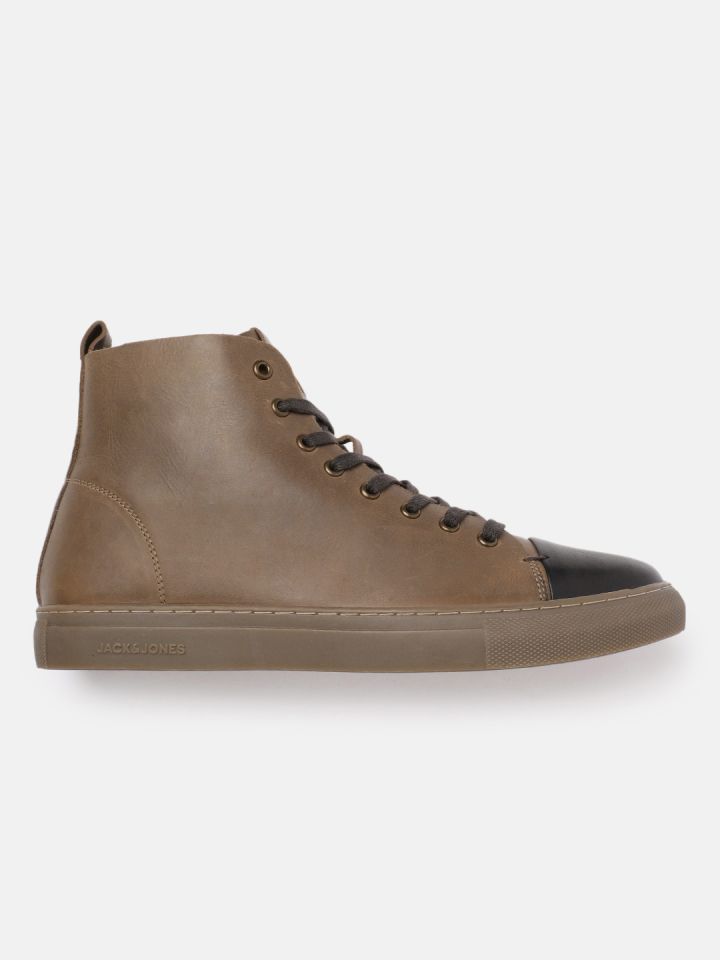 Myntra leather shoes new arrivals