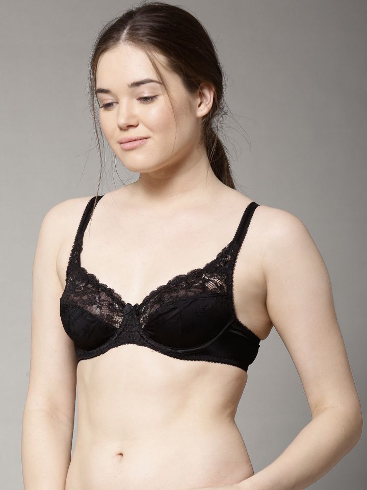 Full Coverage Bra with Lace Detail