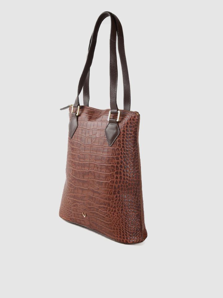 Buy Hidesign Tan Textured Leather