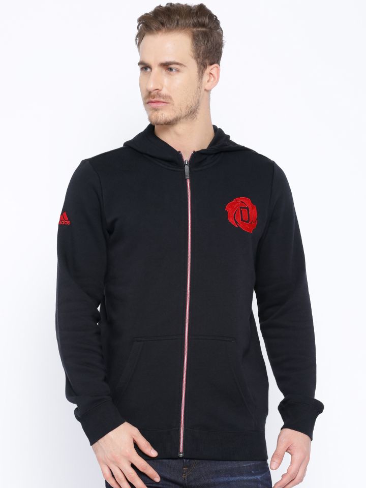 Buy ADIDAS Black Rose Grand FZ Hooded Sweatshirt Sweatshirts for