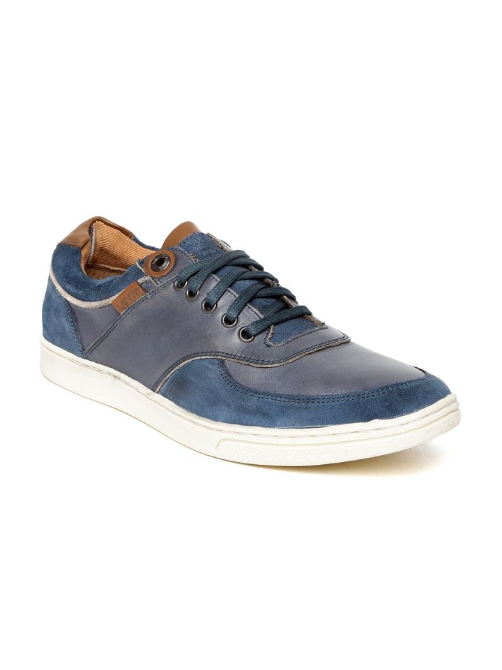 Buy Levi s Men Navy Leather Casual Shoes Casual Shoes for Men