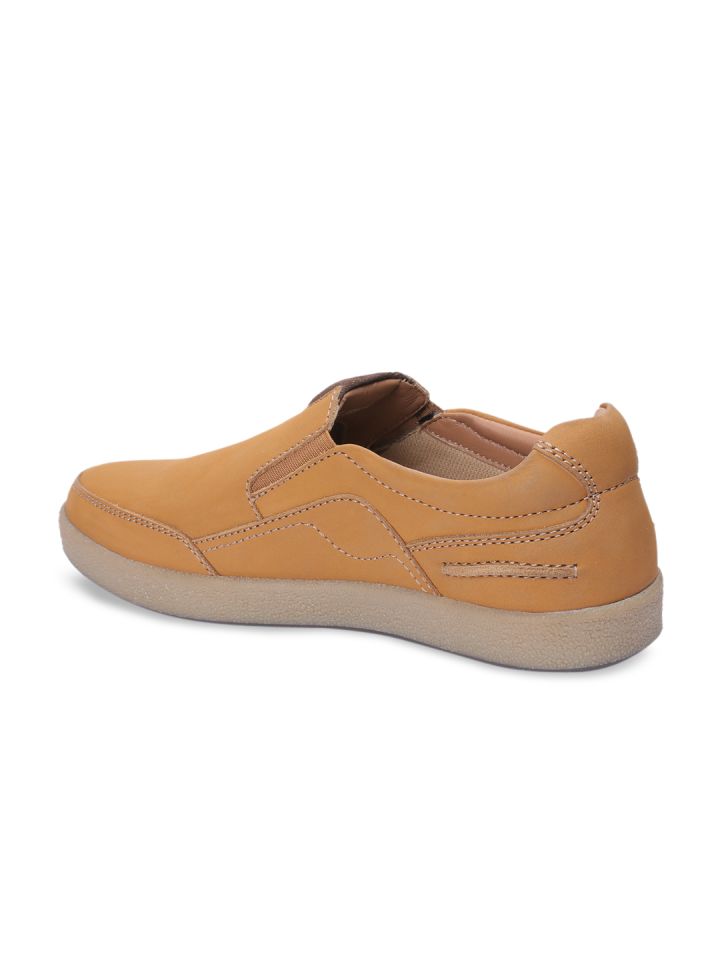 Red Chief Men Brown Slip On Sneakers
