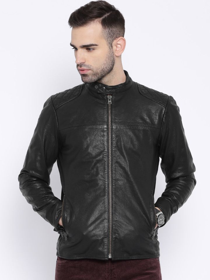Wrangler discount jacket leather