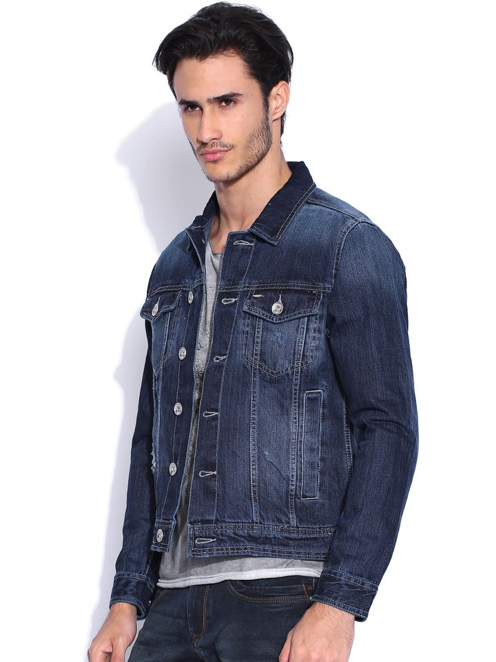 Blue Denim Jacket - Jackets for Men 