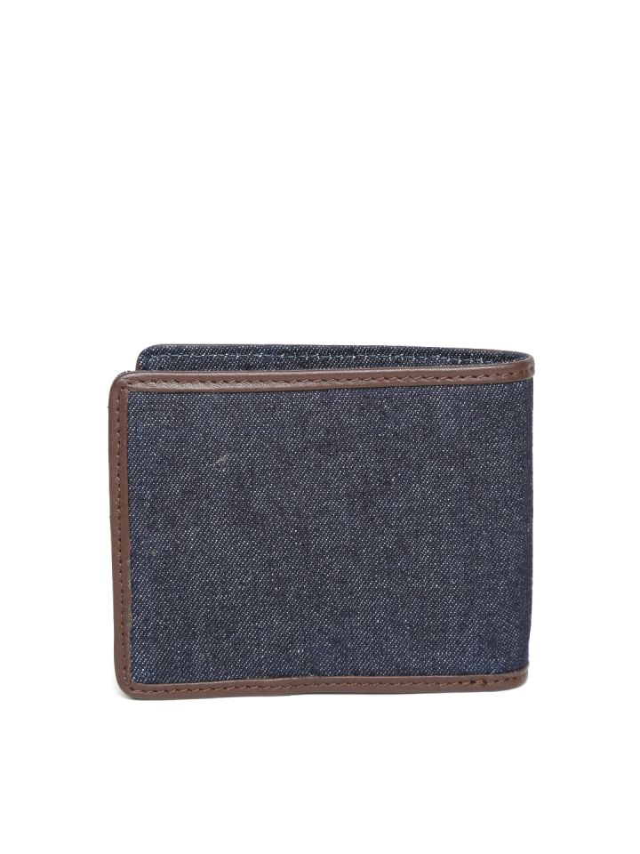 Levis Men Navy Denim Wallet