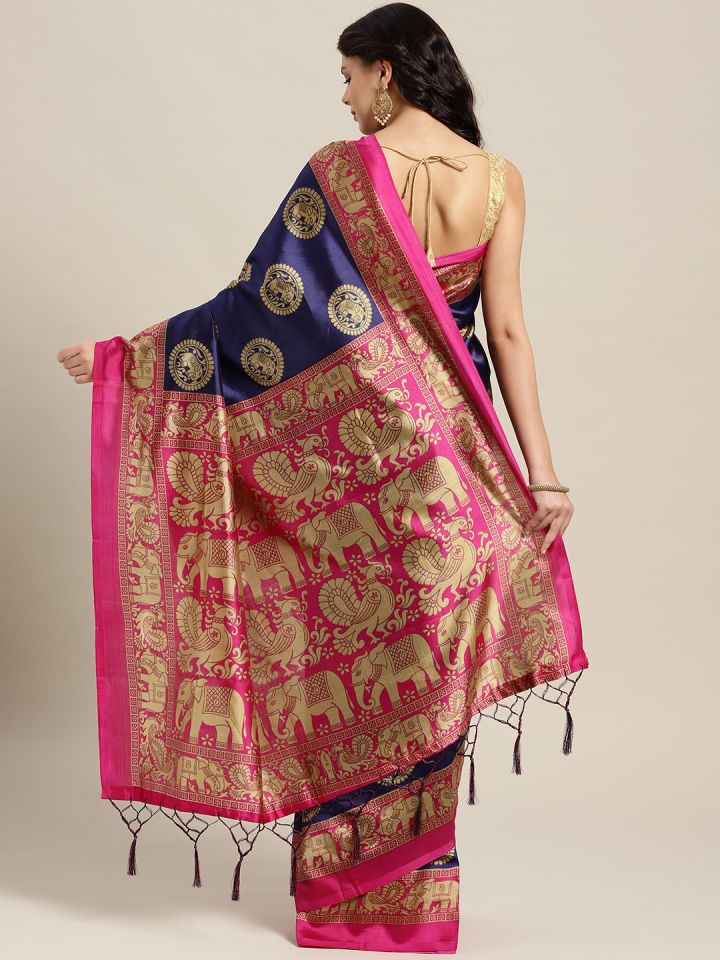 Ishin sarees clearance myntra
