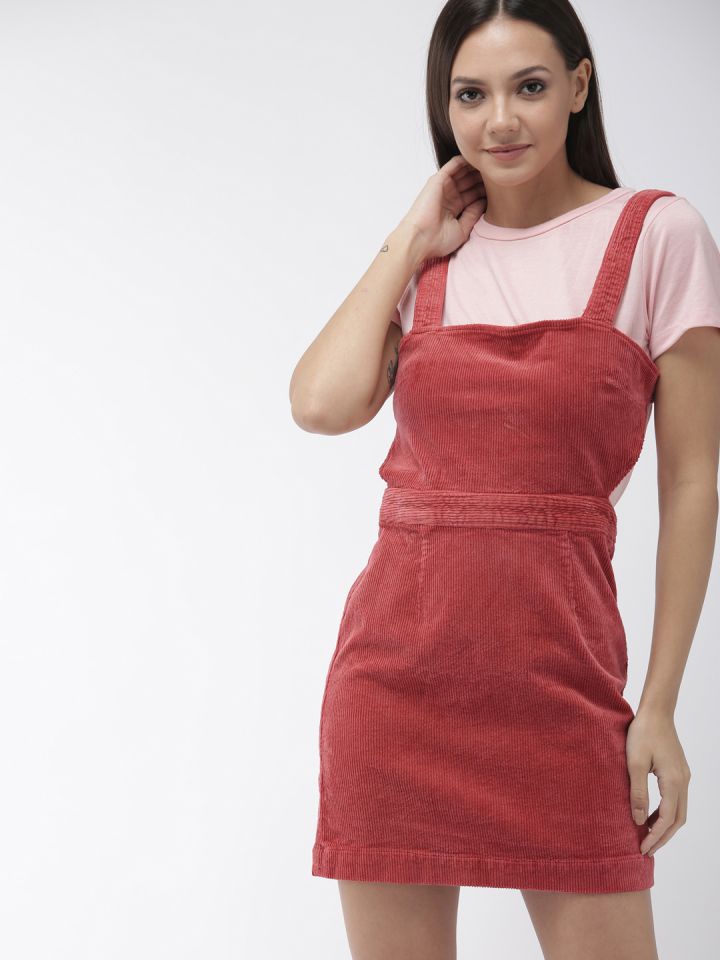 Forever 21 pinafore dress hotsell