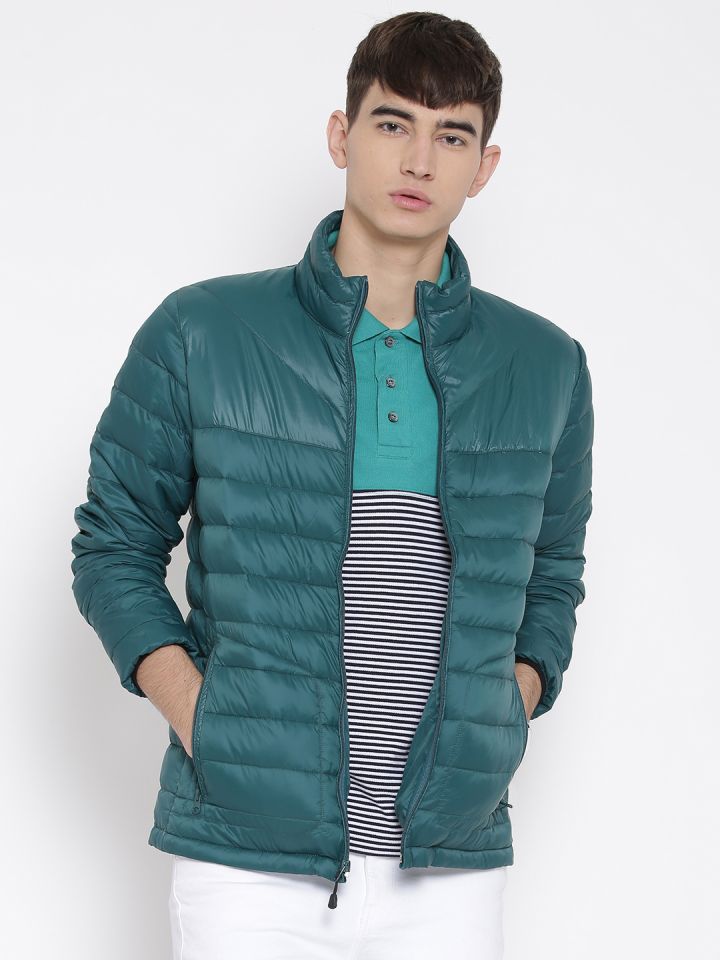 Nautica Teal Green Puffer Jacket
