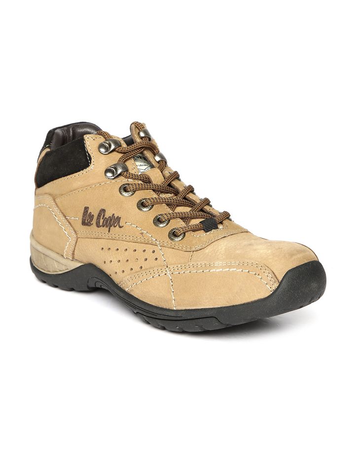 Lee cooper clearance camel leather shoes