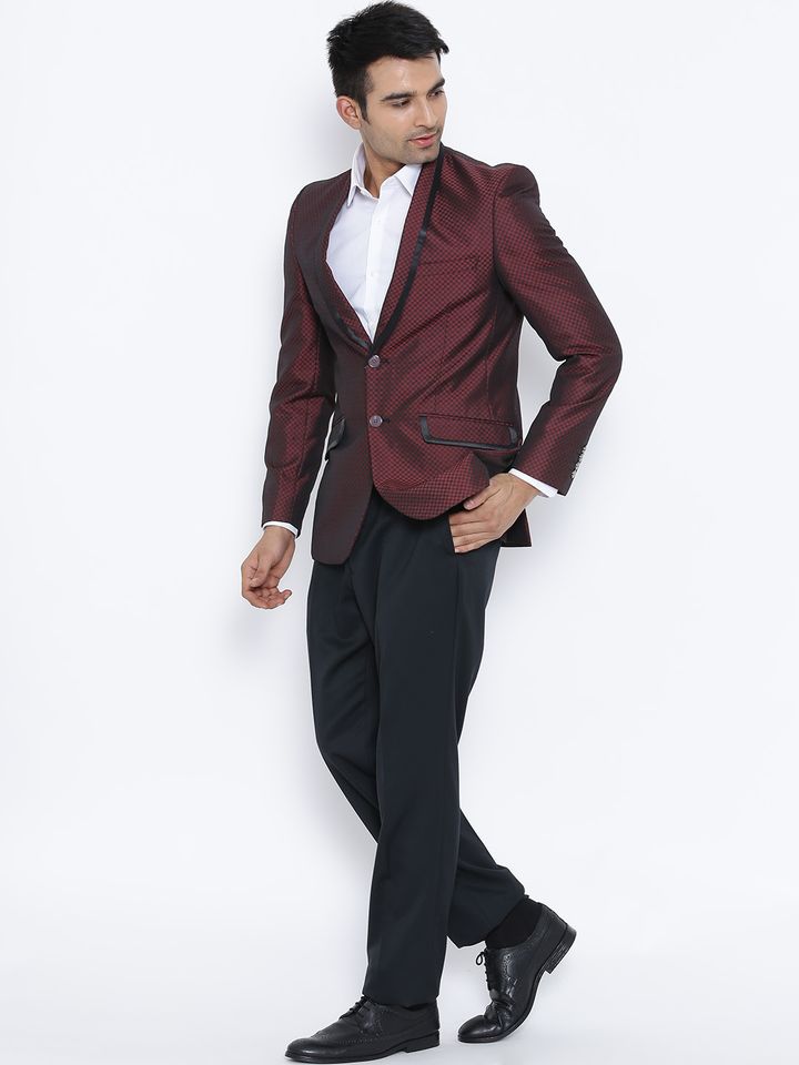 Buy Raymond Maroon Black Single Breasted Contemporary Fit Partywear Suit Suits For Men 1058044 Myntra Skip to main search results. raymond maroon black single breasted contemporary fit partywear suit