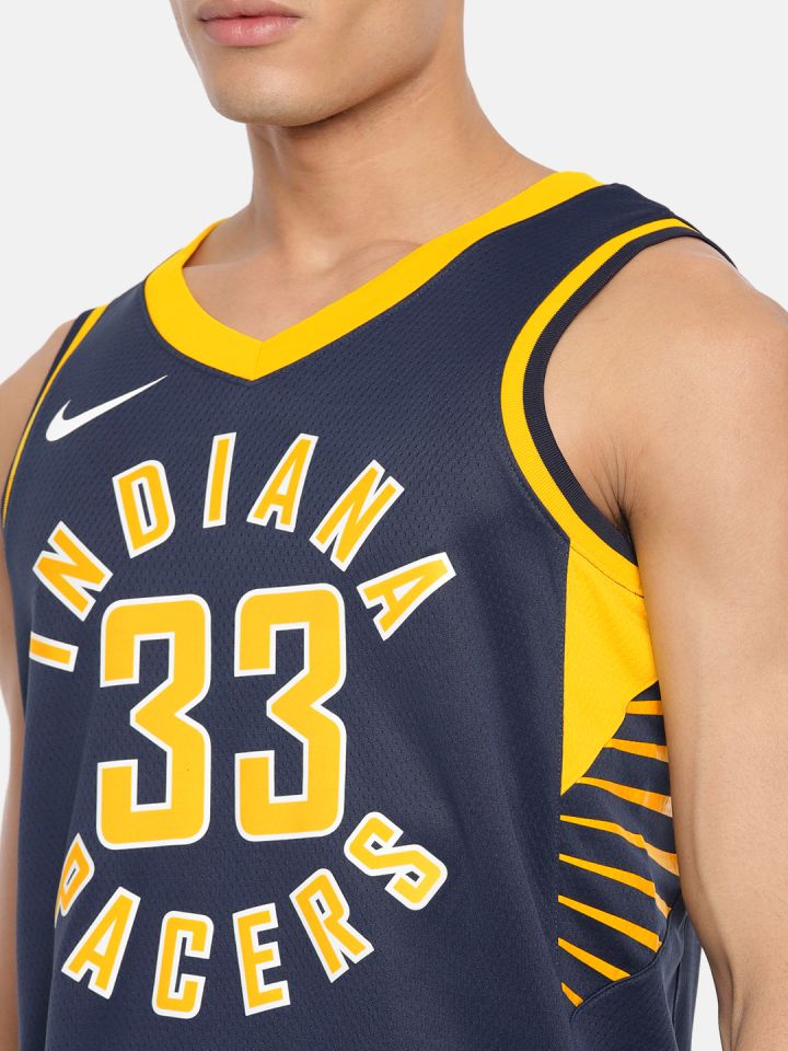 Men's Nike Myles Turner Navy Indiana Pacers Swingman Jersey - Icon Edition