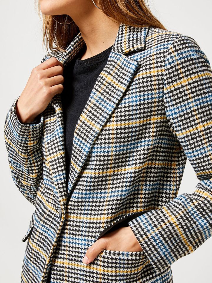 Dorothy perkins new arrivals check coat