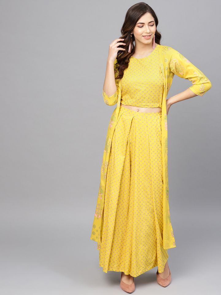 Yellow 2025 tops myntra