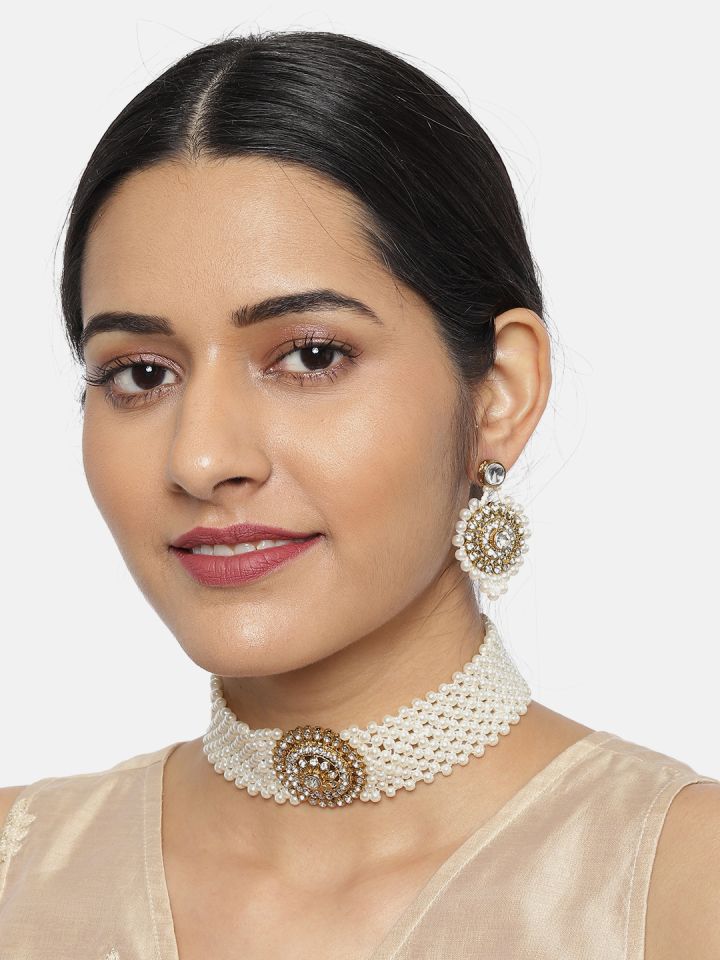 Choker set clearance myntra