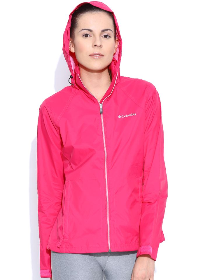 Columbia pink rain jacket online