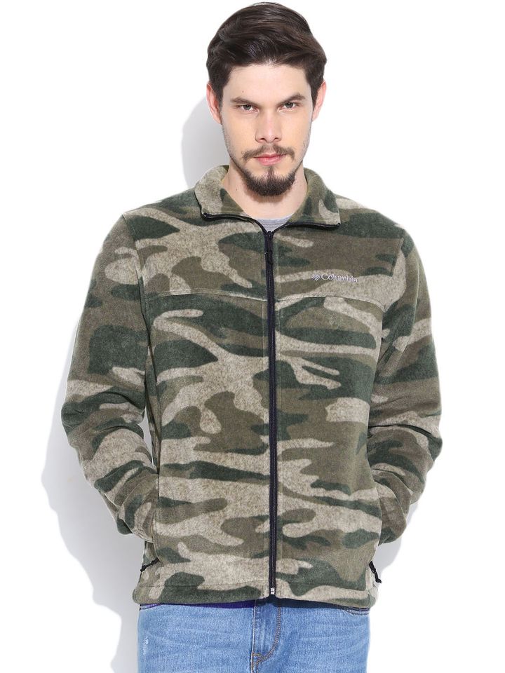 columbia camouflage fleece