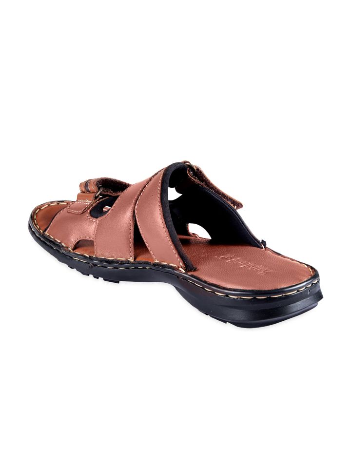 Buy Ventoland Men Tan Brown Leather Sandals Sandals for Men