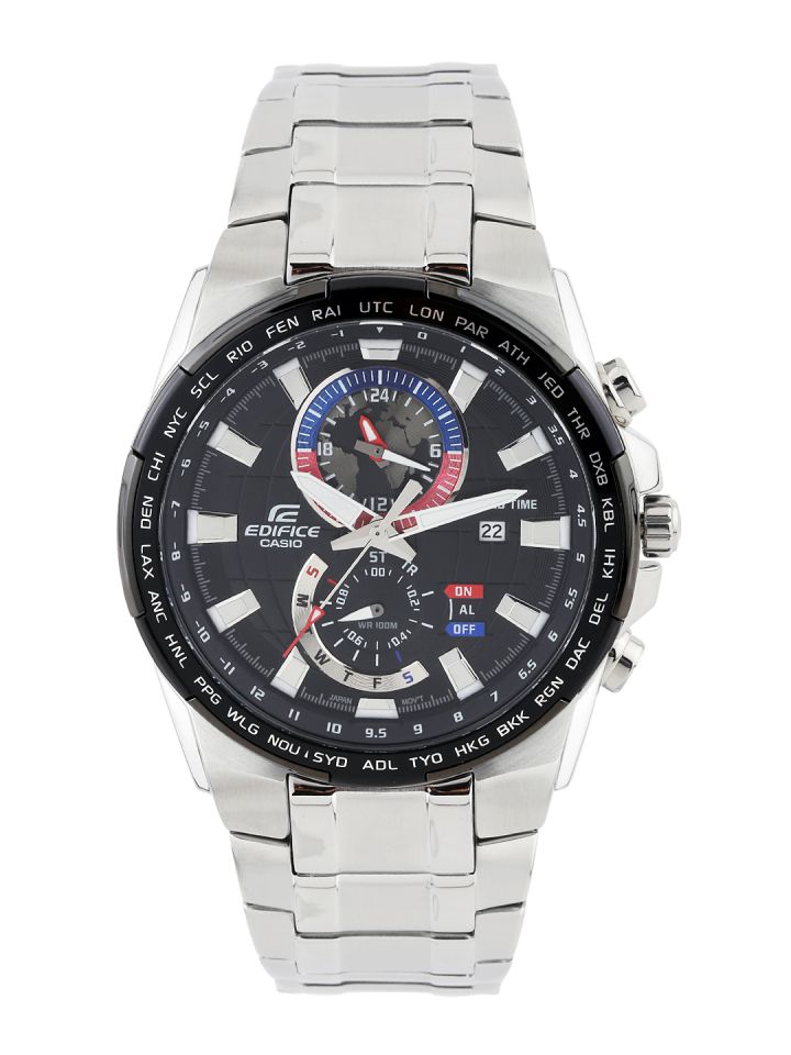 CASIO Edifice Men Black Dial Chronograph Watch EFR 550D 1AVUDF EX262
