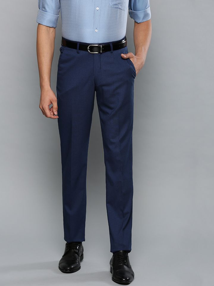 navy blue skinny trousers mens