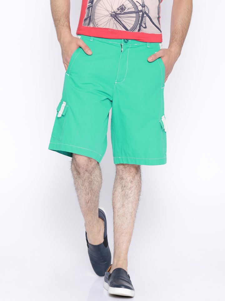 Liverpool FC Green Cargo Shorts