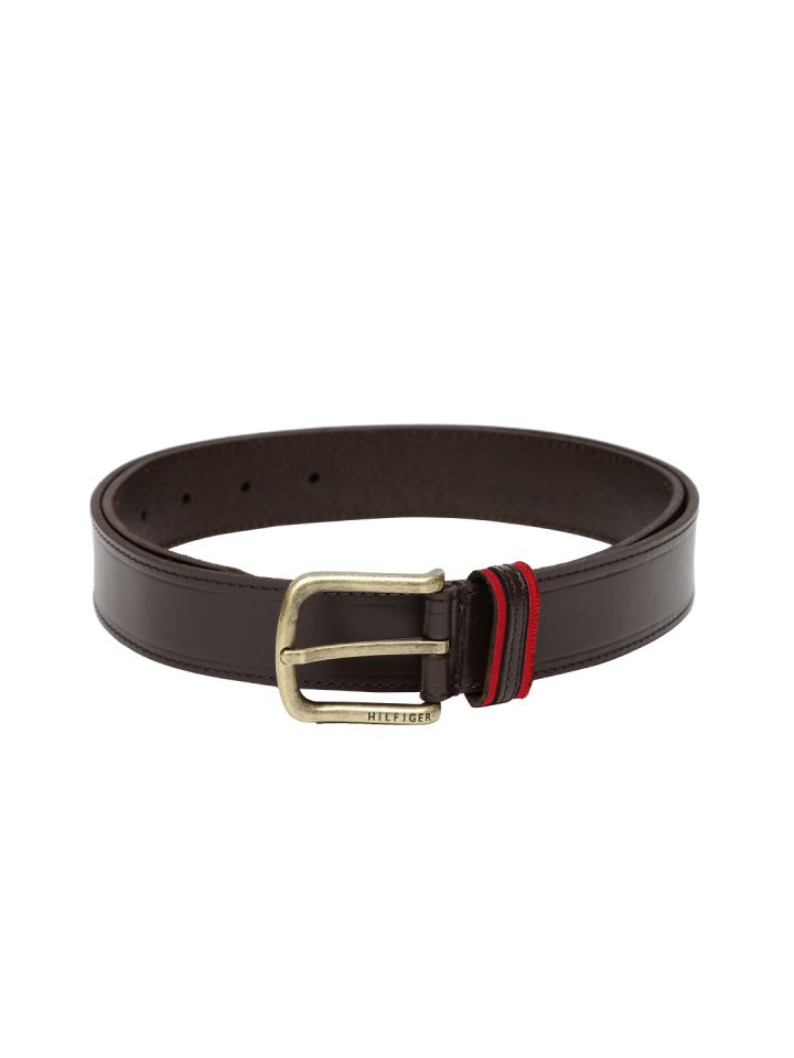Tommy Hilfiger Men Brown Leather Belt