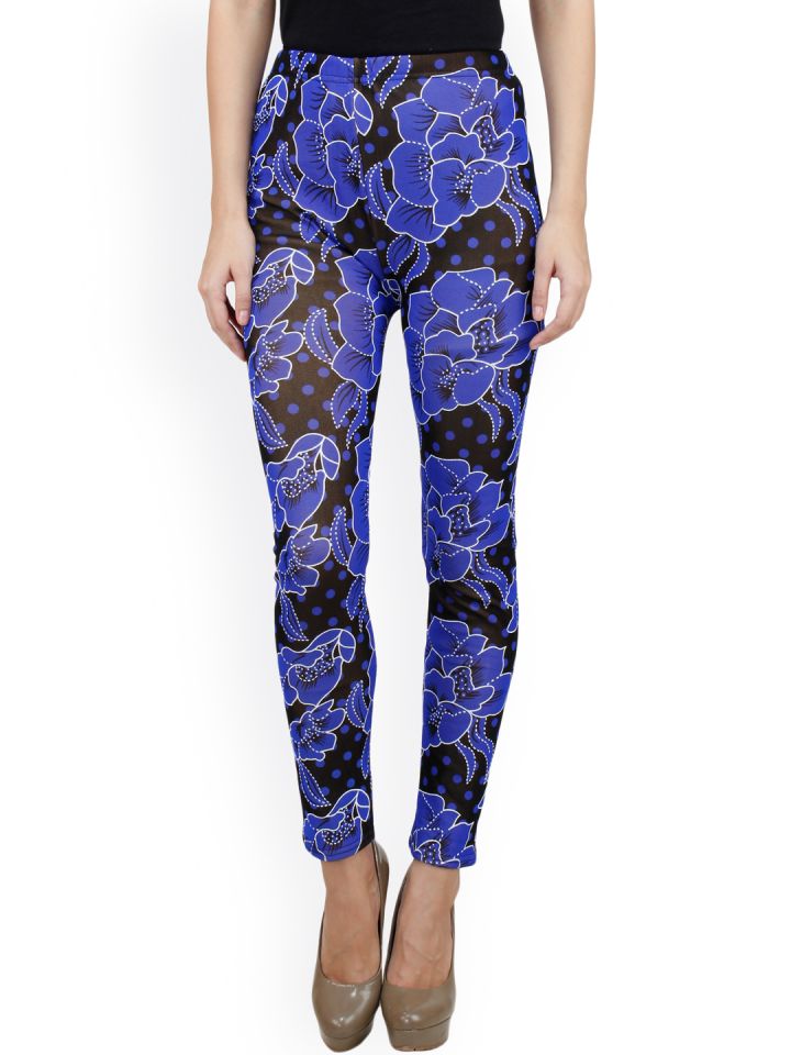 Printed outlet jeggings myntra