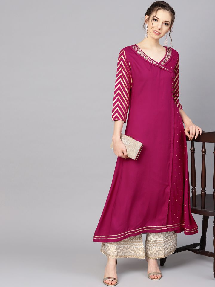 Varanga top kurtis myntra